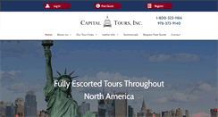 Desktop Screenshot of capitaltours.net
