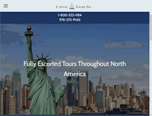 Tablet Screenshot of capitaltours.net
