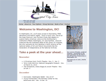 Tablet Screenshot of capitaltours.com